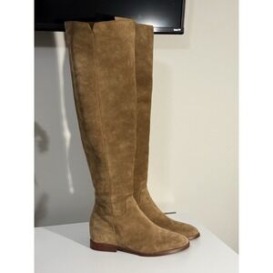 ASH Jess Tall Suede Over-The-Knee Riding Boot EUR 38/US 8 Brown Heritage Preppy